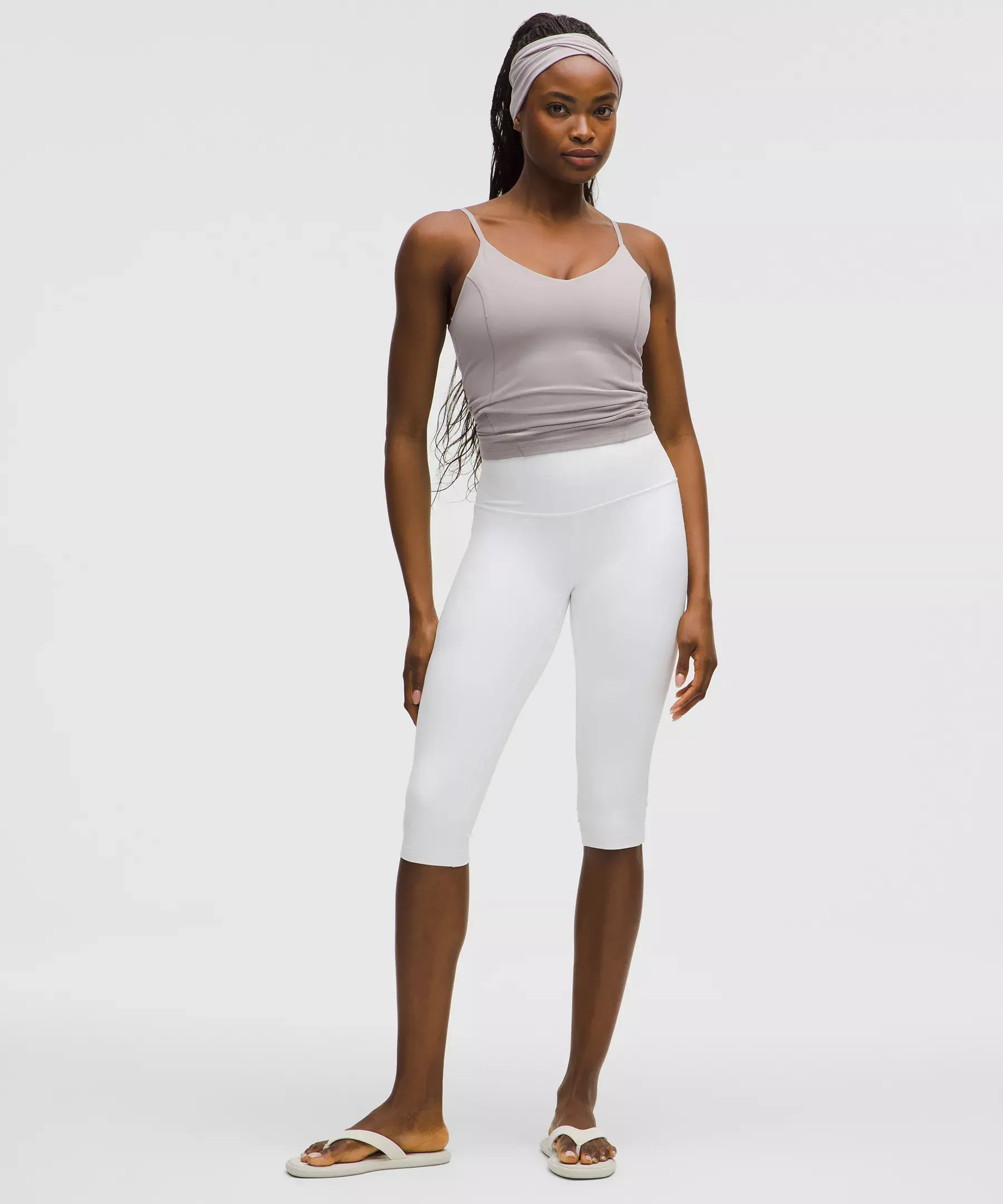 lululemon Align™ Waist-Length Cami Tank Top C/D Cup (mauve grey)