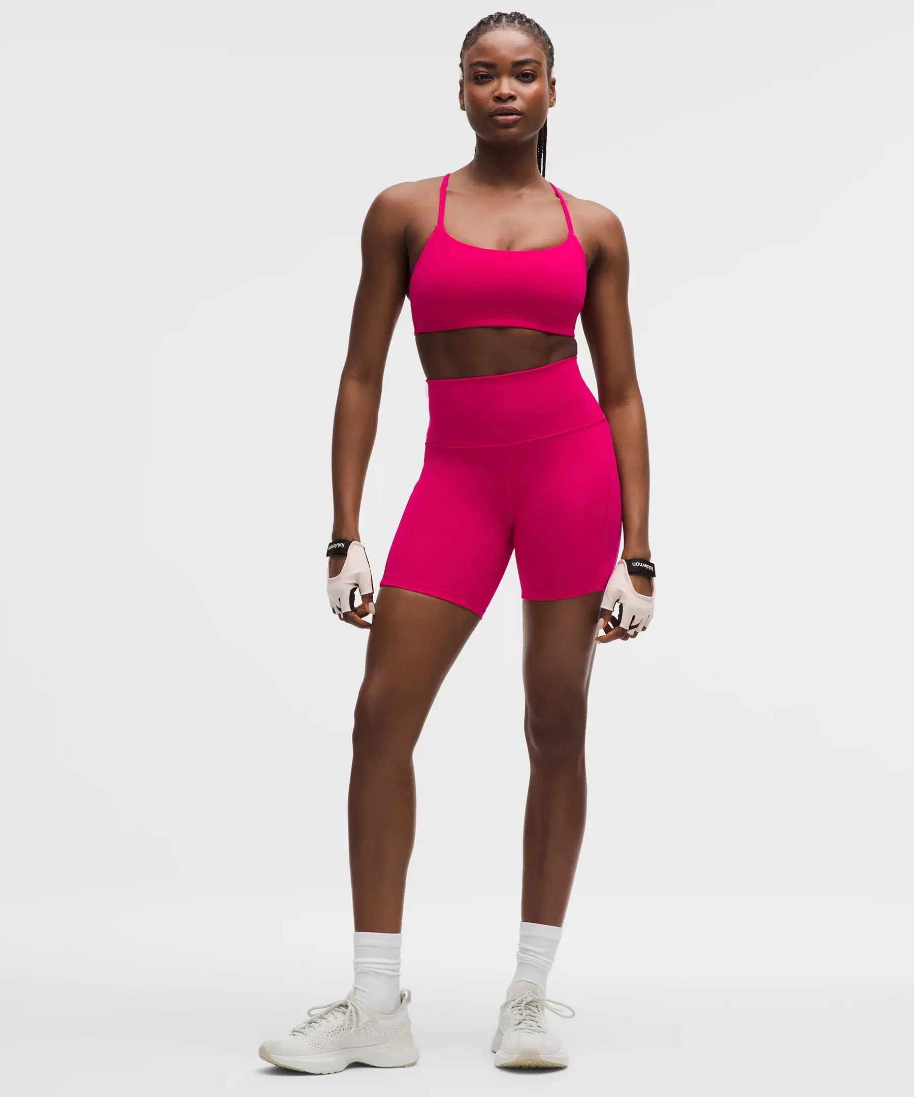 Wunder Train Strappy Racer Bra Light Support, C/D Cup (mulberry spark)