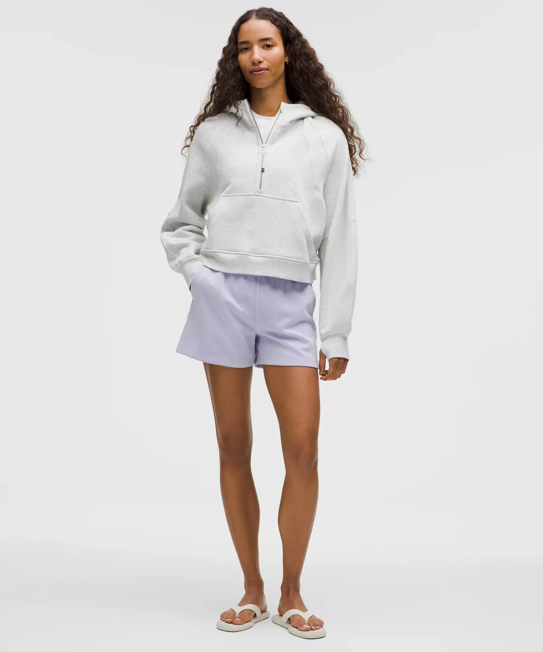 Softstreme High-Rise Short 4" (lavender frost)