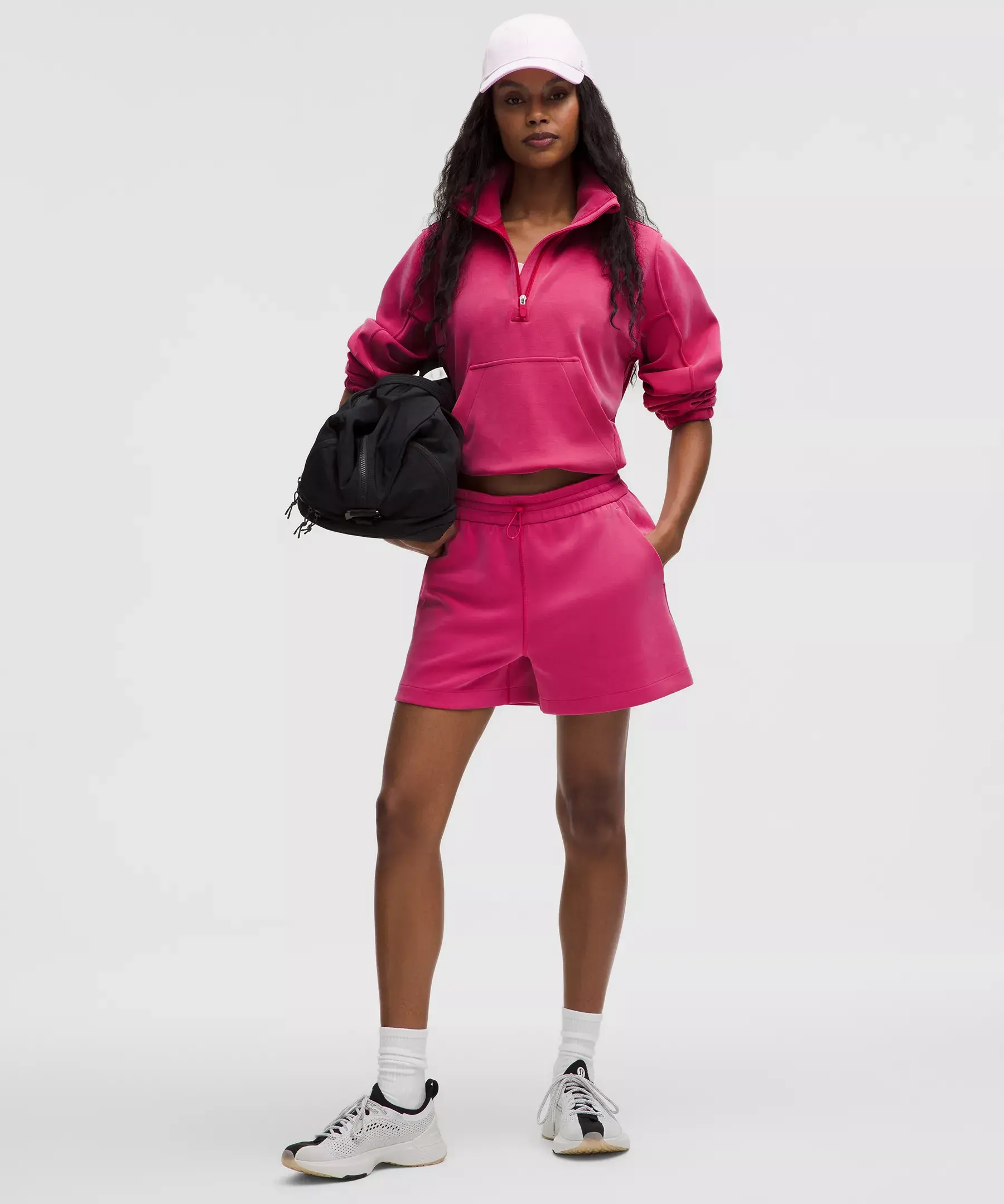 Softstreme High-Rise Short 4" (raspberry coulis)