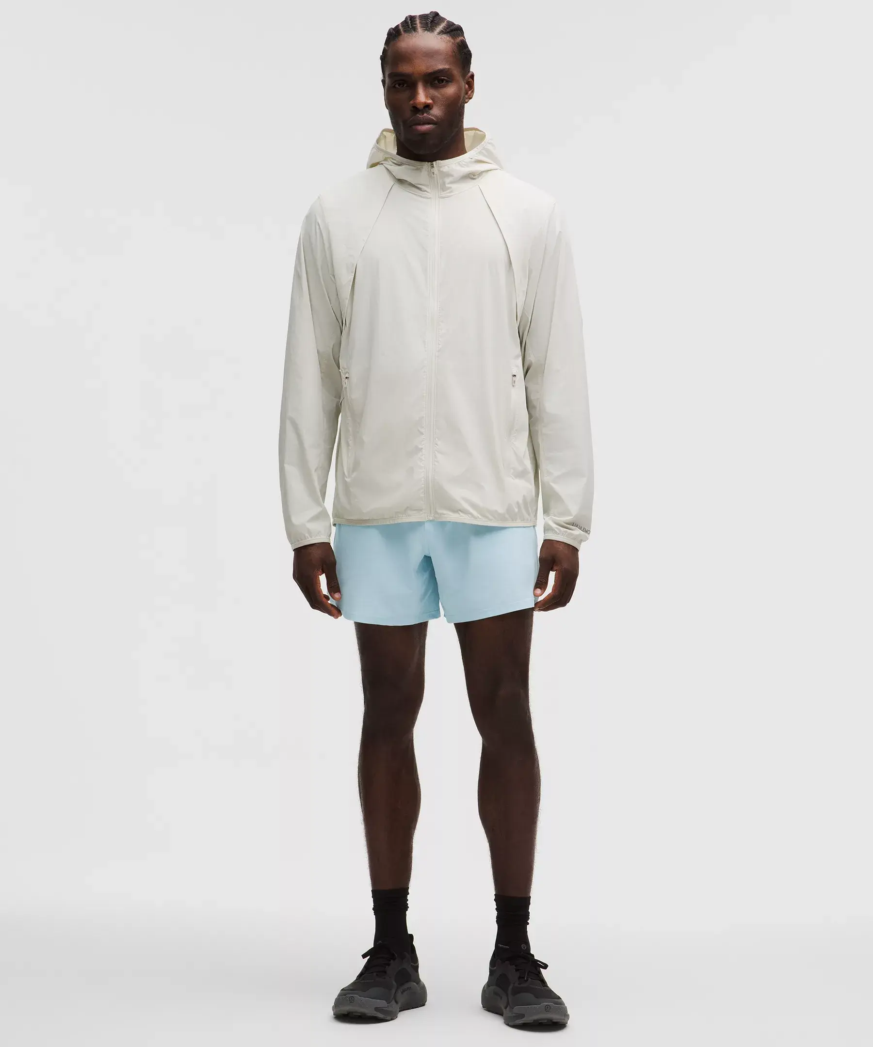 Mile Maker Run Crew Ripstop Linerless Short 6" (foam cloud)