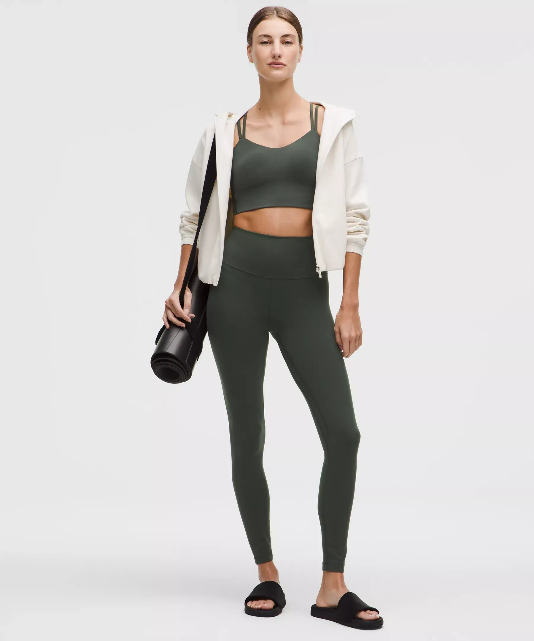Like a Cloud Longline Bra Light Support, B/C Cup (rainforest green)
