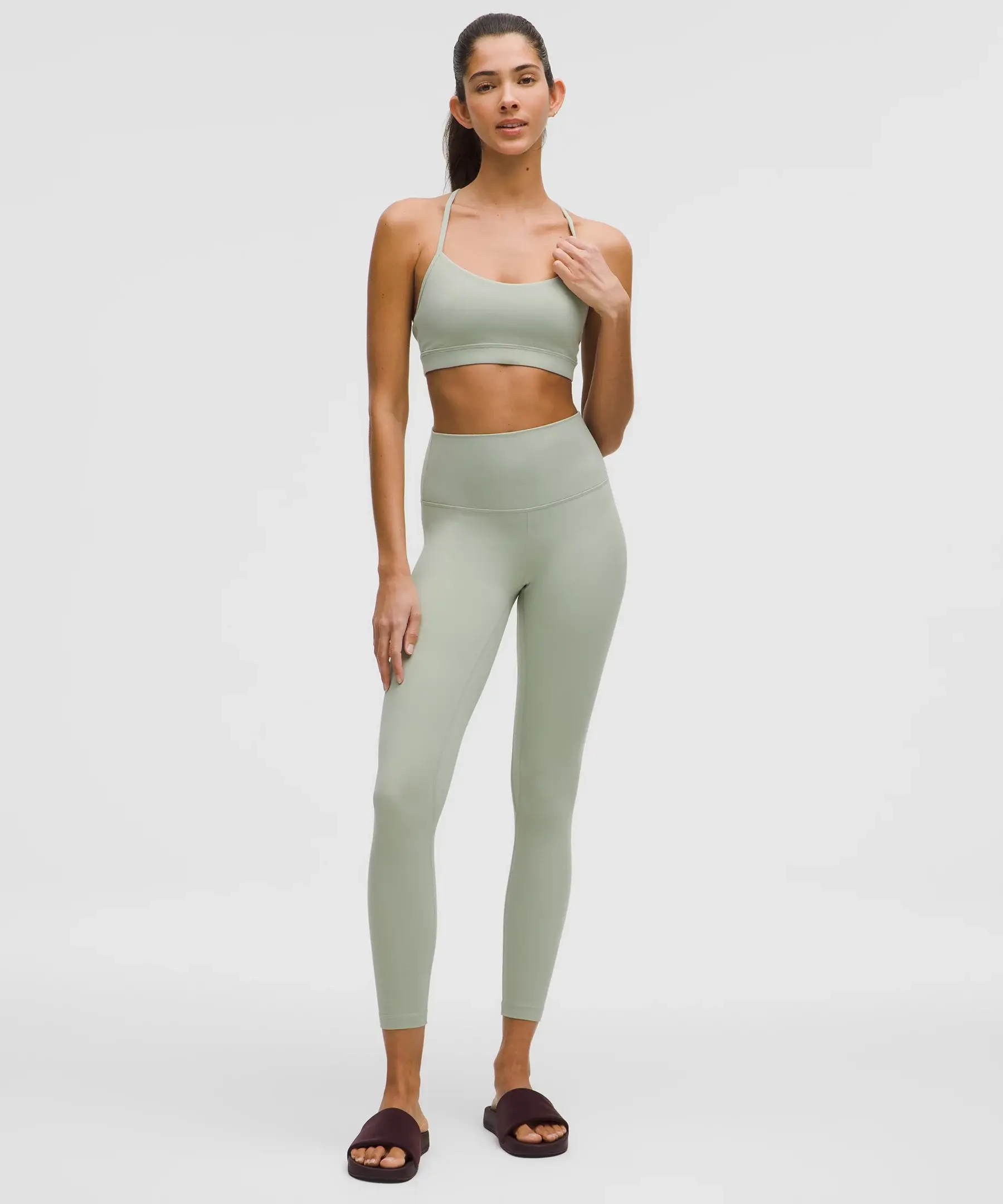 lululemon Align™ High-Rise Pant 25" (fog green)