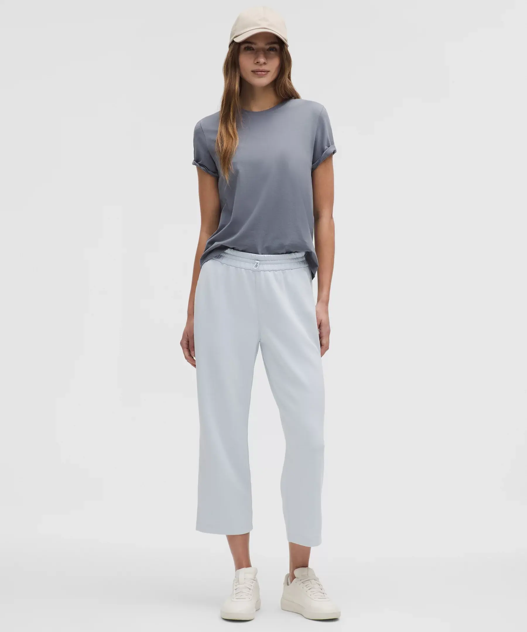 Softstreme High-Rise Straight Leg Crop (starch blue)