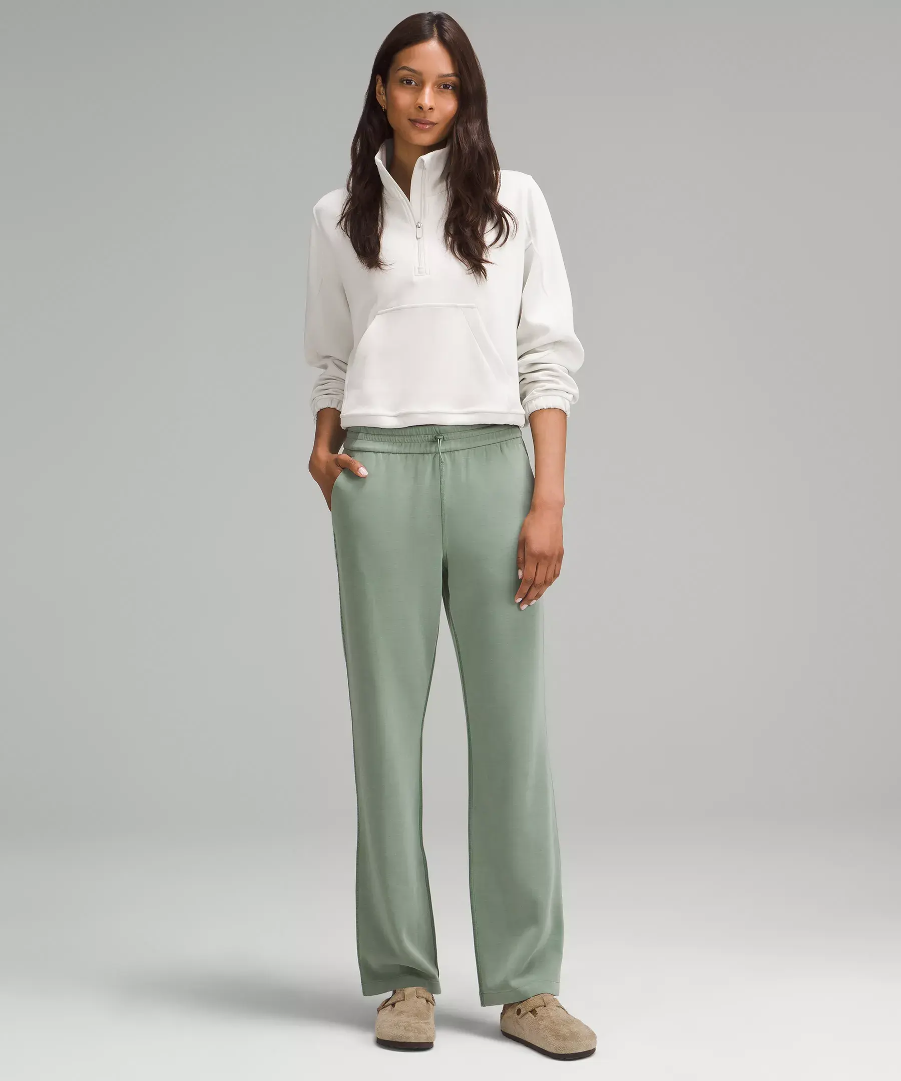 Softstreme High-Rise Pant Short (grey eucalyptus)