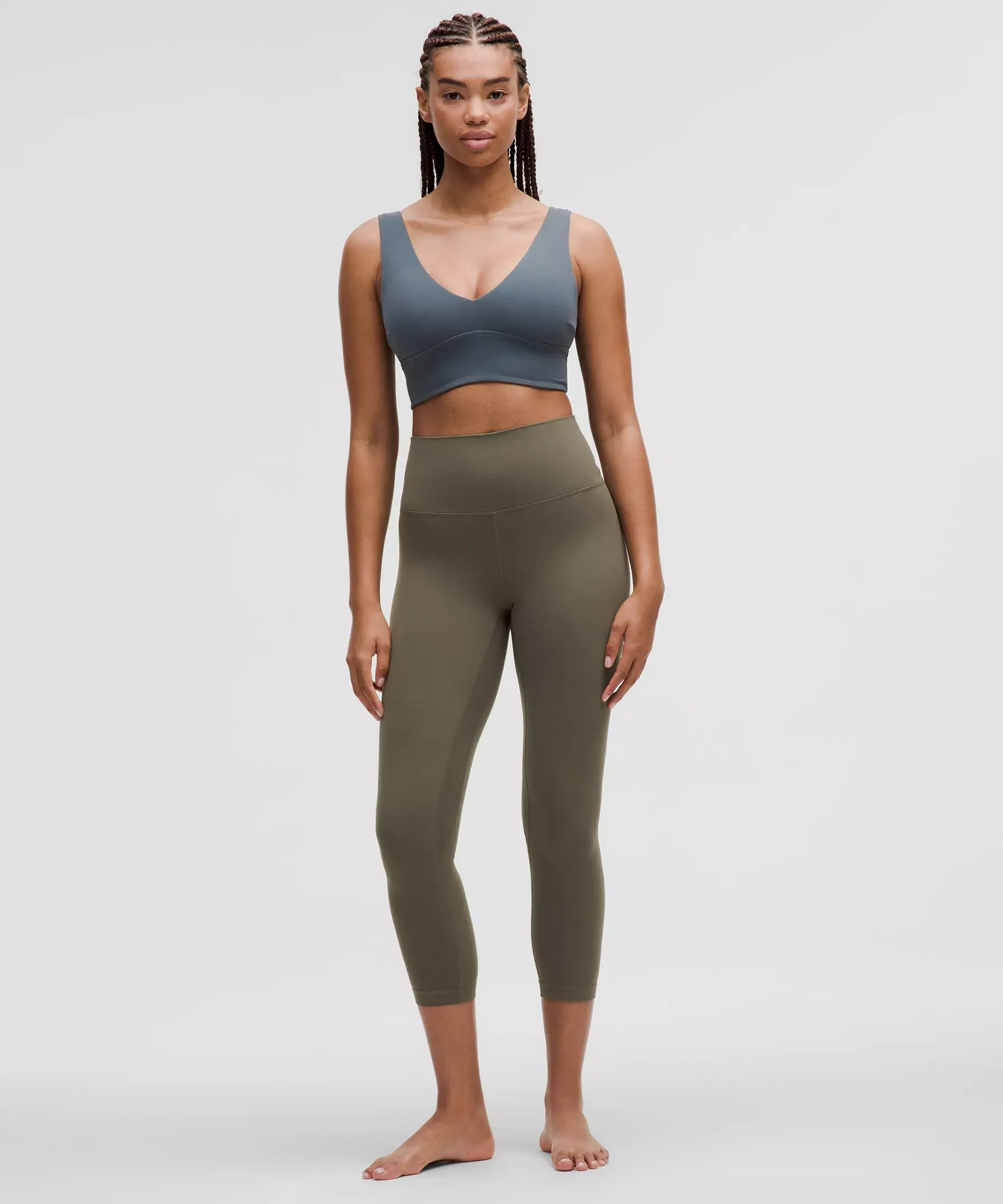 lululemon Align™ High-Rise Crop 23" (army green)