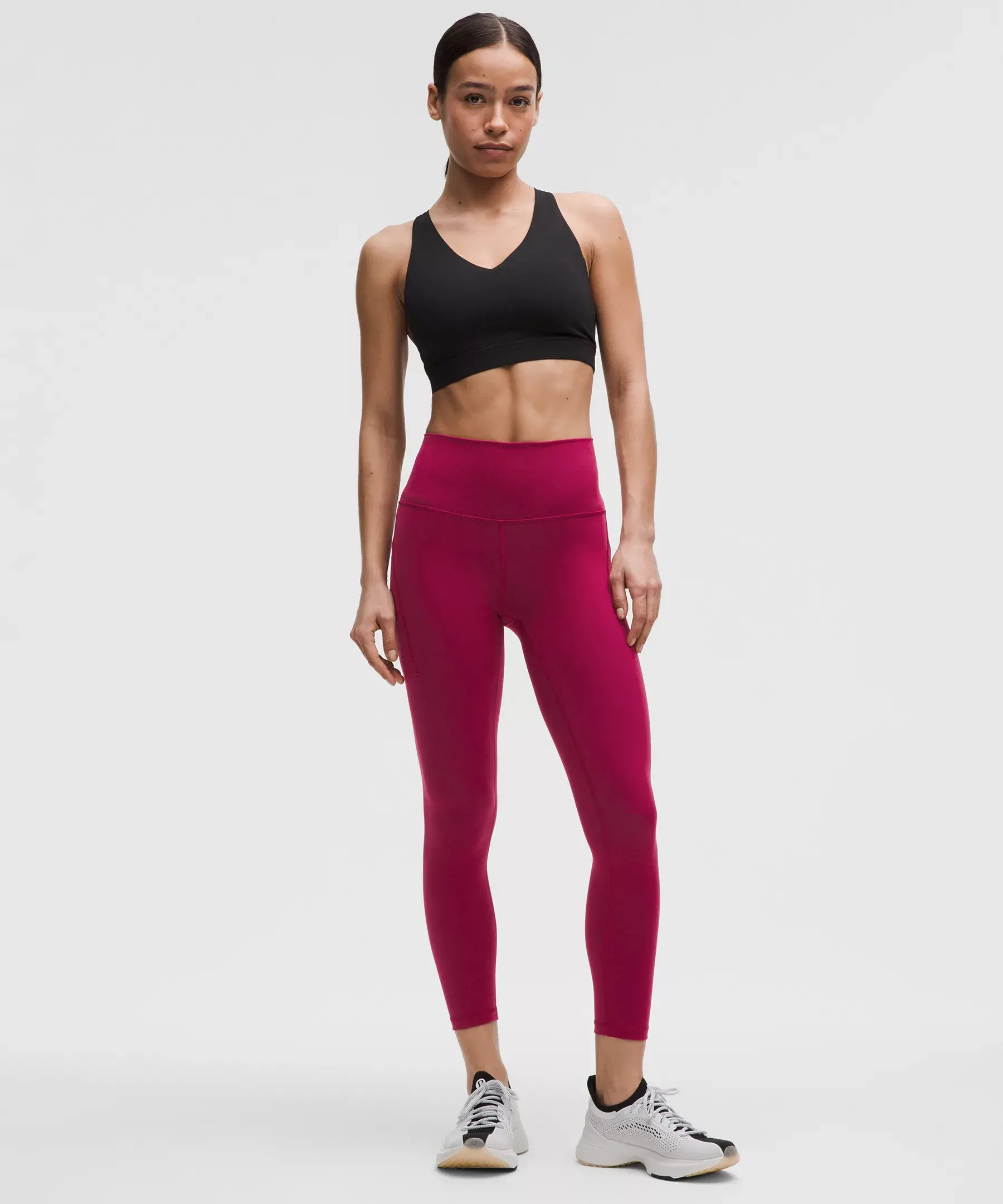 Wunder Train High-Rise Tight with Pockets 25" (magenta smoke)