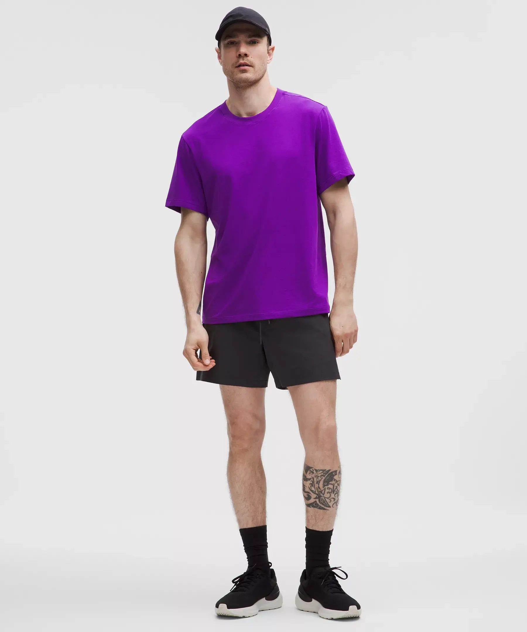 Zeroed In Short-Sleeve Shirt (college purple)