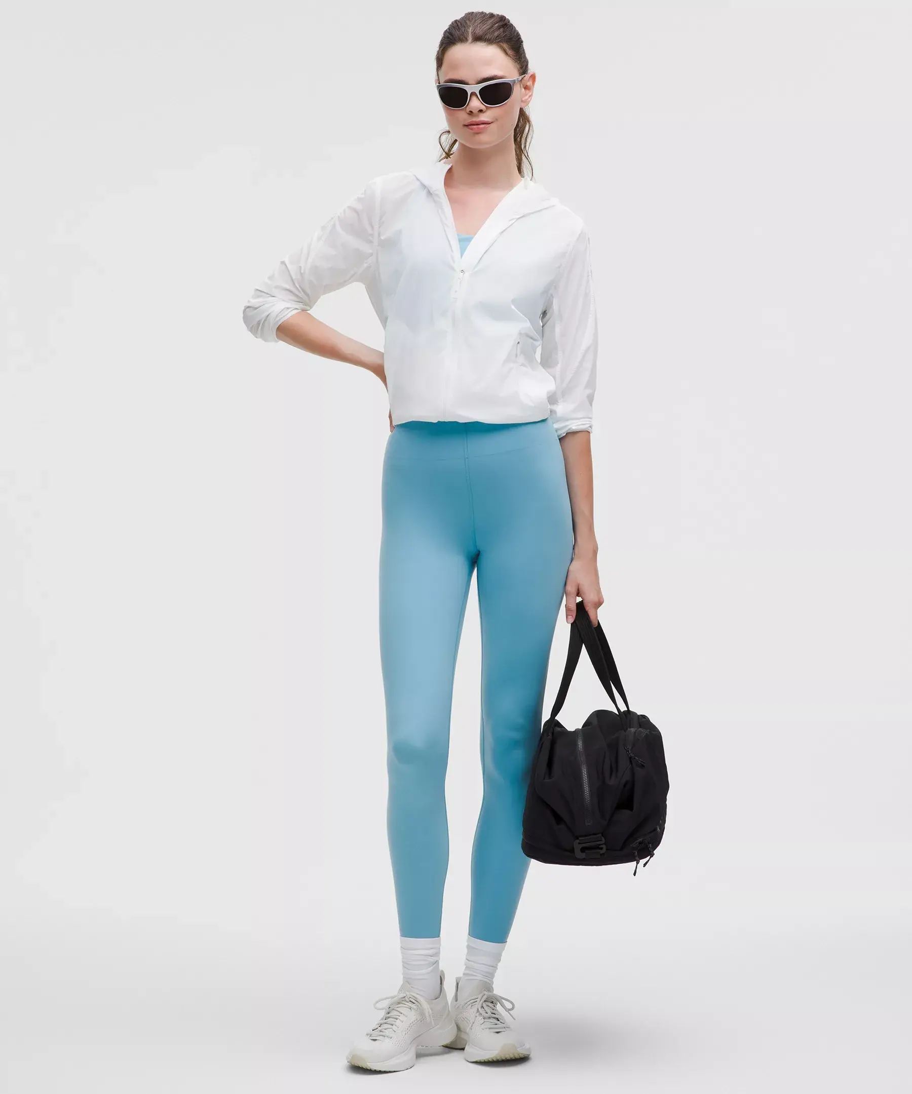 lululemon Glow Up™ Super-High-Rise Tight 28" (washed blue)
