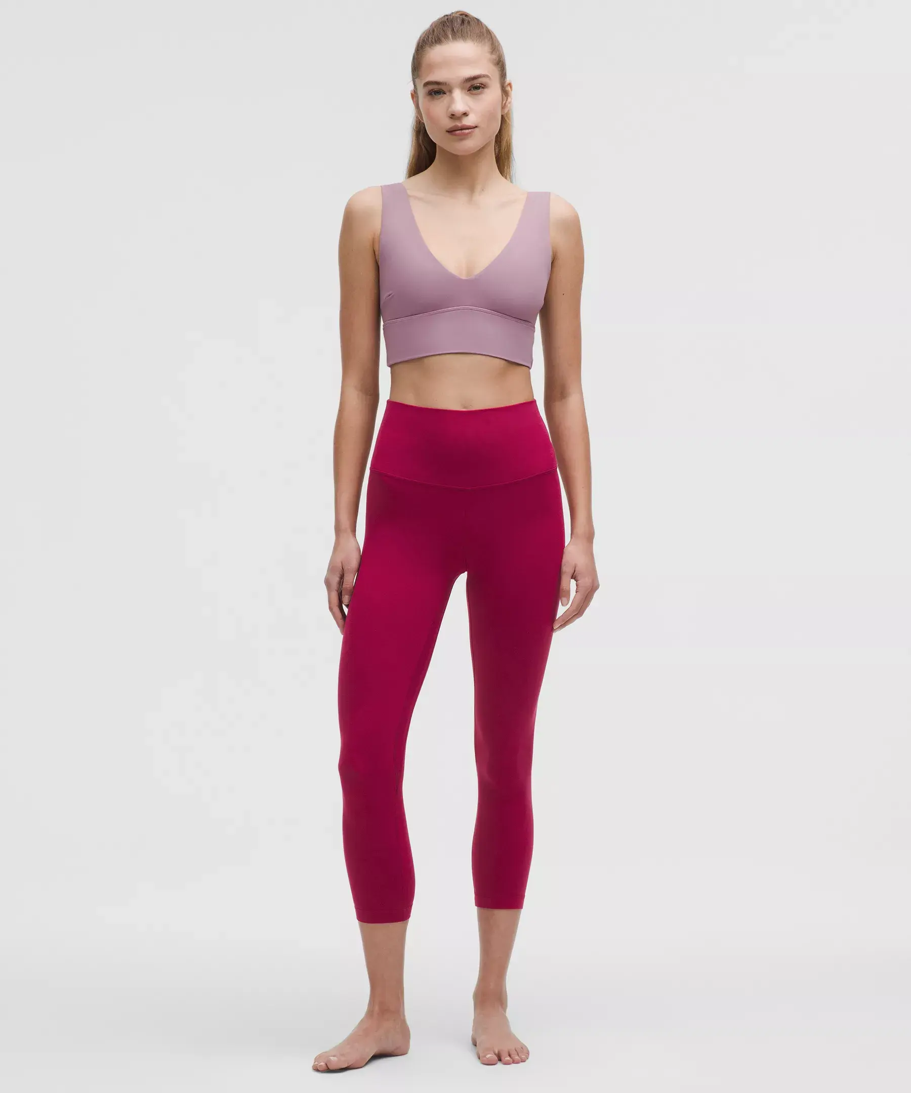 lululemon Align™ High-Rise Crop 23" (magenta smoke)