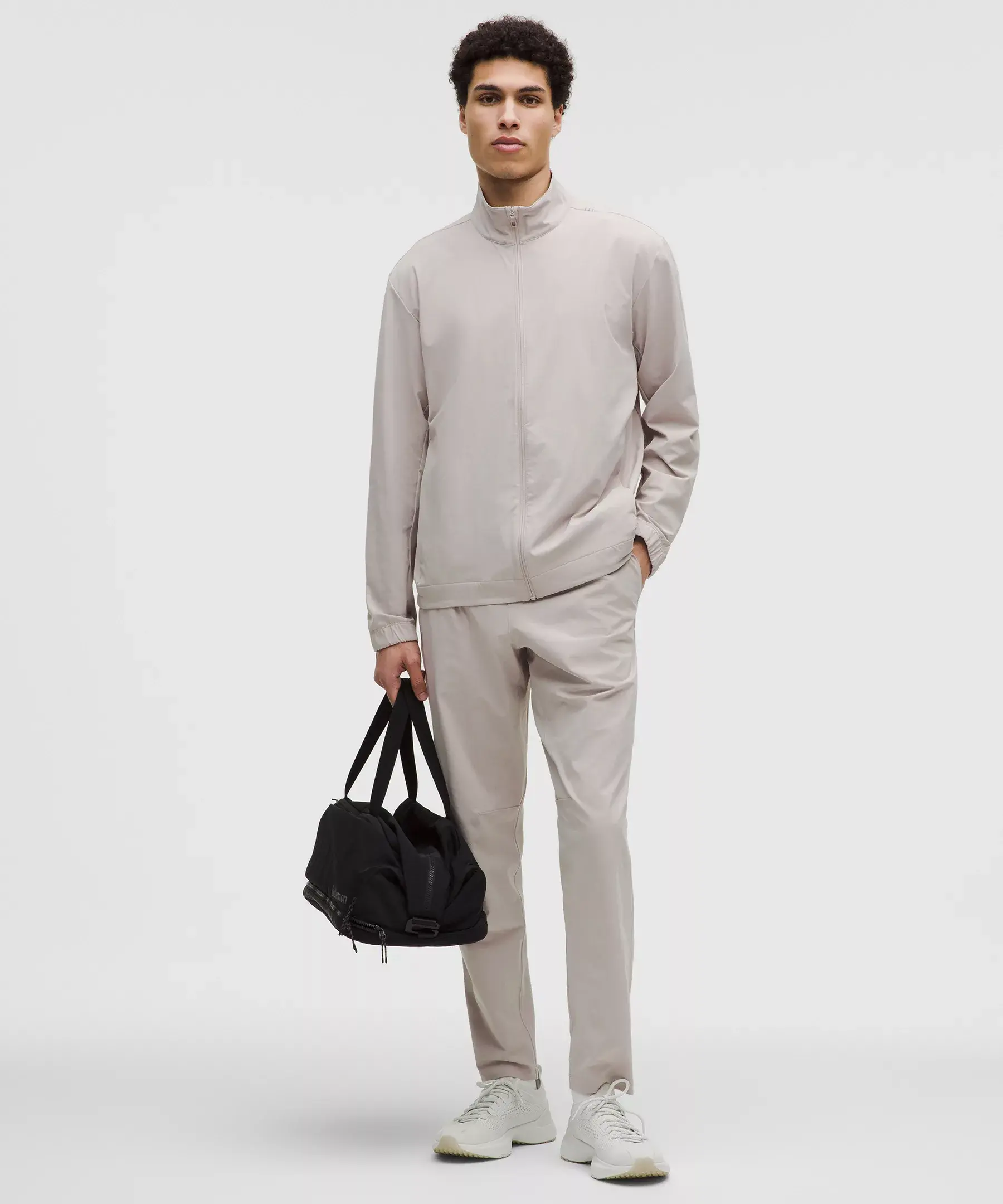 Zeroed In Track Jacket (downtown tan)