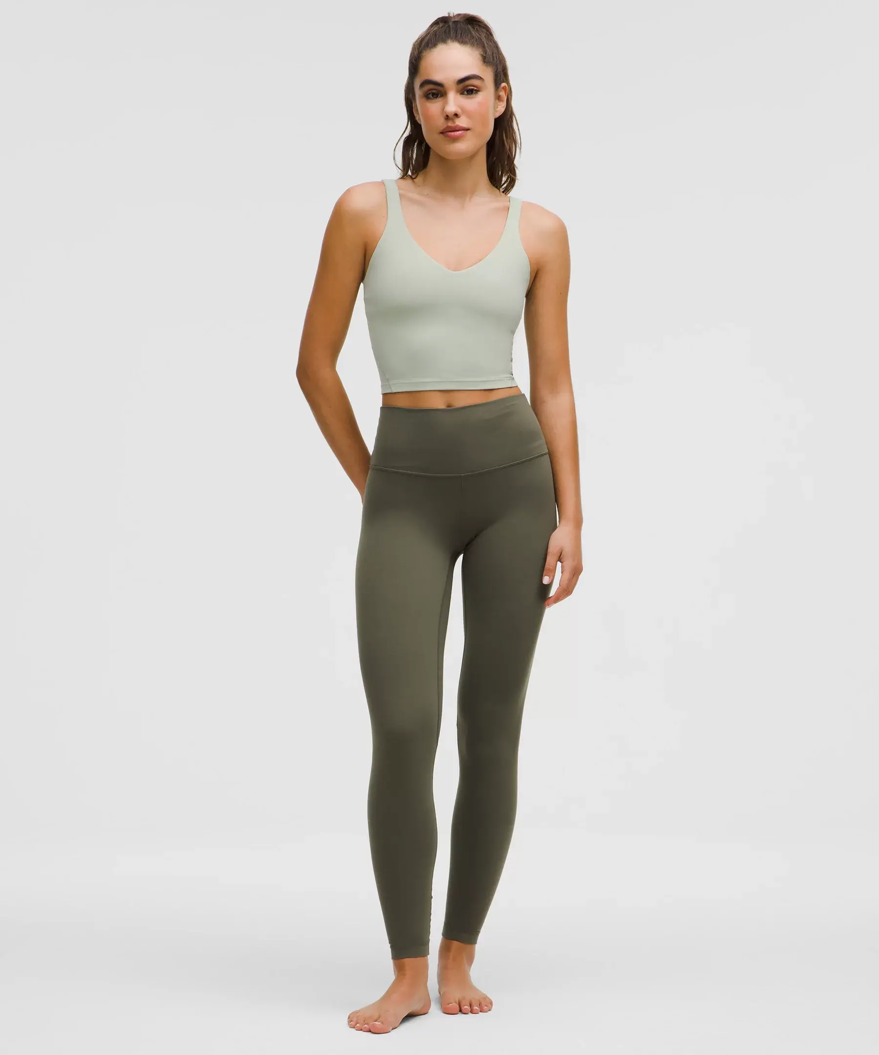 lululemon Align™ High-Rise Pant 28" (army green)