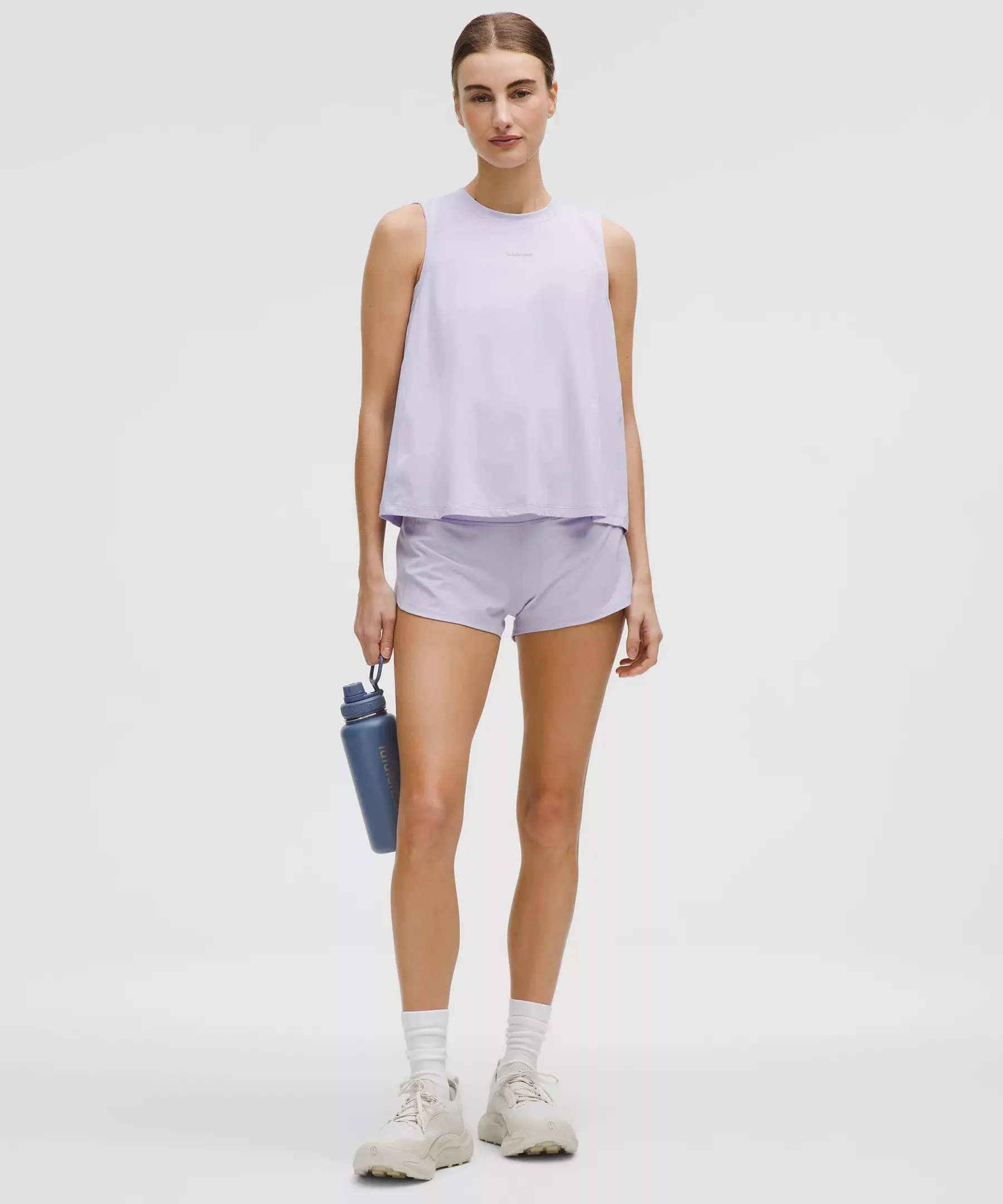 Speed Up High-Rise Lined Short 2.5" (lavender frost)