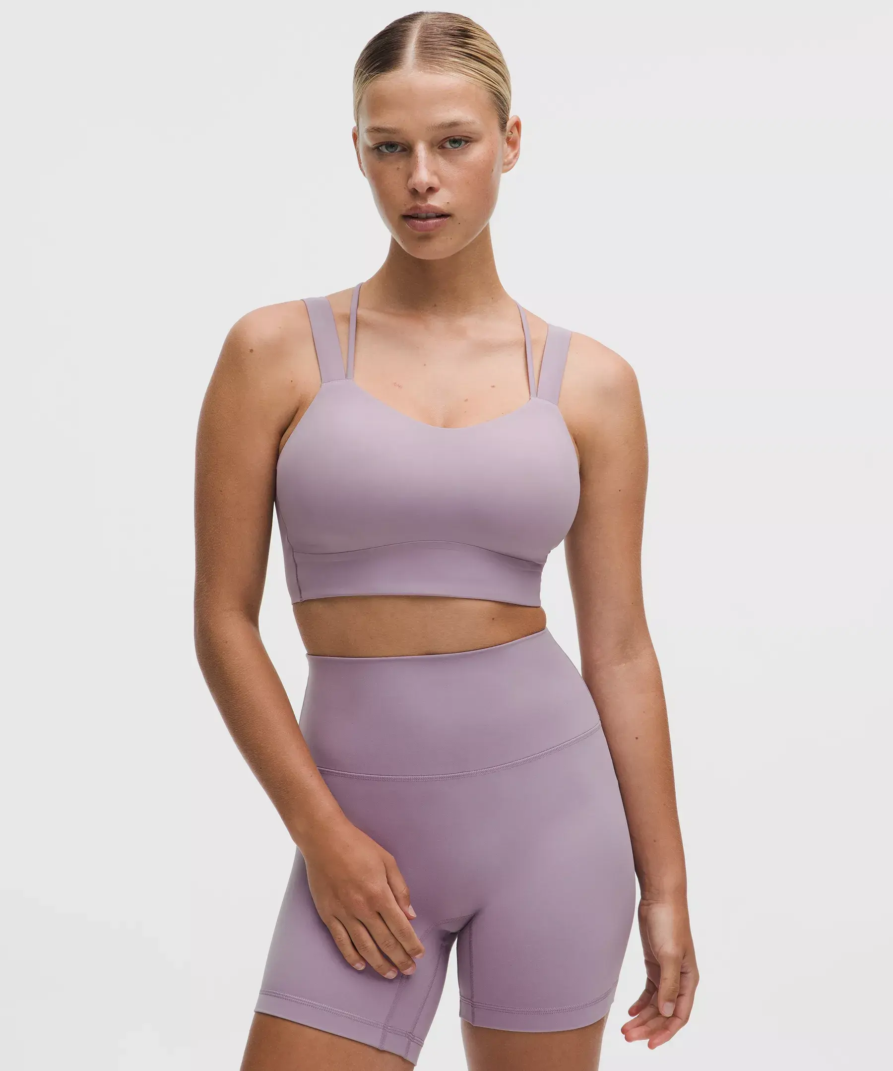 Like a Cloud Longline Bra Light Support D/DD Cup (Lotus Lavender)