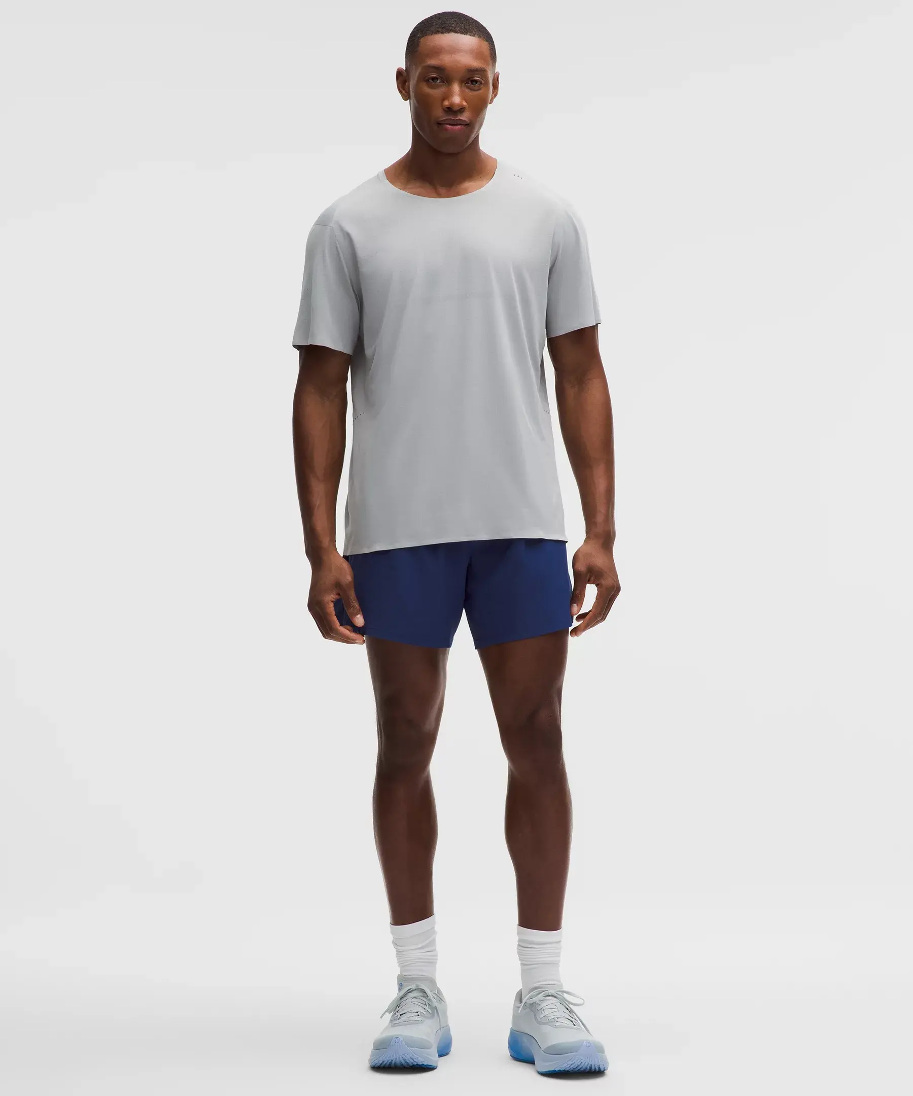 Mile Maker Run Crew Ripstop Linerless Short 6" (clubhouse blue)